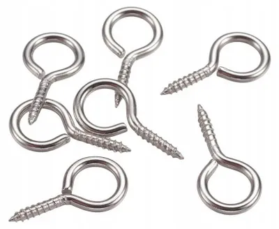 Obrázek produktu pro Dekorynka HAW60 háčky se závitem nerezové 8x17mm
