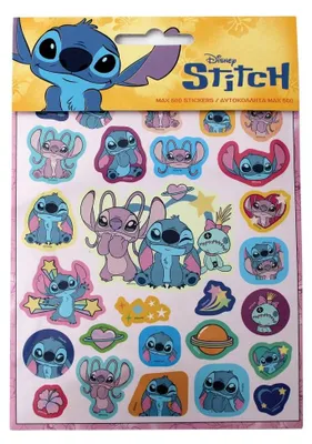 Obrázek produktu pro Sada pěnových samolepek Disney Lilo a Stitch – baculaté samolepky