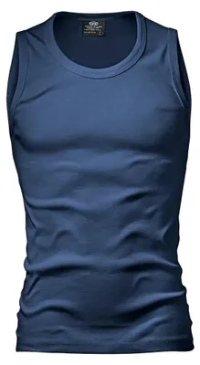 Immagine prodotto di Maglietta intima Sir Safety BAHIA 100% cotone, confezione da 12 pezzi, taglia S, blu scuro
