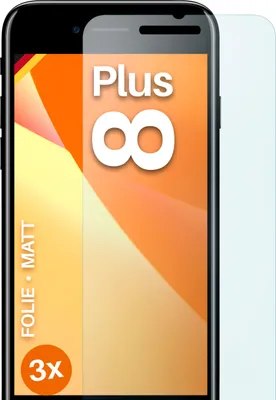 Produktbild von moex® 3x Schutzfolie kompatibel mit Apple iPhone 8 Plus - Displayschutzfolie Anti Reflex Folie, Matt