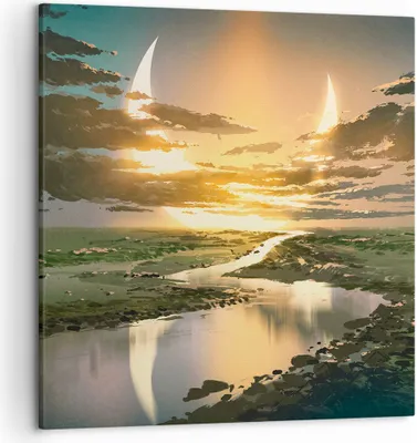 Produktbild von Bild auf Leinwand - Leinwandbild - natur natur - 50x50cm - Wand Bild - Wanddeko - Wandbilder - Leinwanddruck - Bilder - Kunstdruck - Wanddekoration - Leinwand bilder - Wandkunst - AC50x50-4042