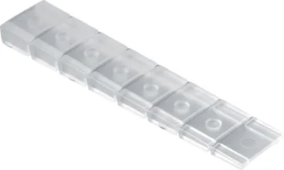 Produktbild von Hettich Unterlegkeil zum Abknipsen 8,0 x 20 x 100 transparent - 8 Stück
