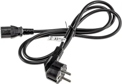 Produktbild von Kaltgeräte Netzkabel 1,5m H03VV-F3G 0,75 mm² 10/16A/250V schwarz