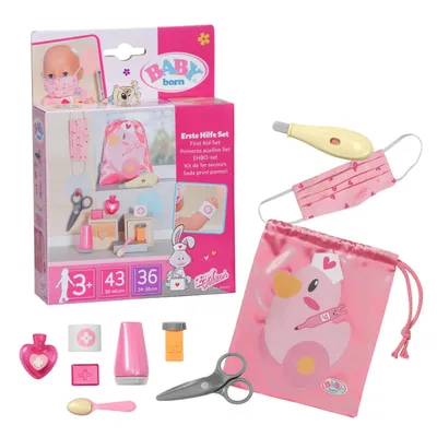 Produktbild von BABY born Erste-Hilfe-Set - Puppenzubehör Spielset mit 9 Sanitätsartikeln