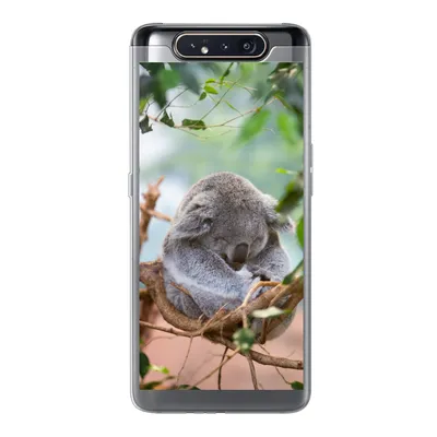 Produktbild von MuchoWow® Handyhülle Schutzhülle Hülle für Samsung Galaxy A80 Koala - Äste - Schlaf - Kinder - Jungen - Mädchen Silikon Softcase Handy Hülle - Schutzdeckel
