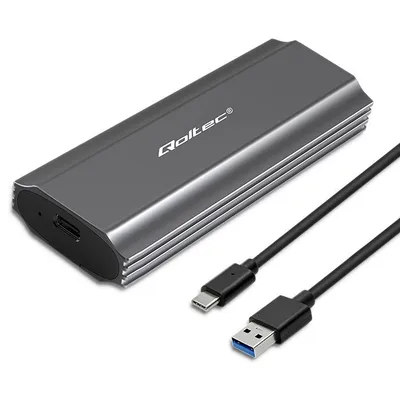 Immagine prodotto di Qoltec Enclosure for drive M.2 SSD, SATA, NVMe, USB C