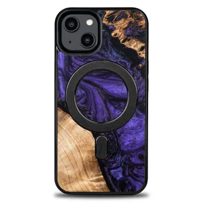 Produktbild von Bewood Unique Case für iPhone 15 - Violett mit MagSafe