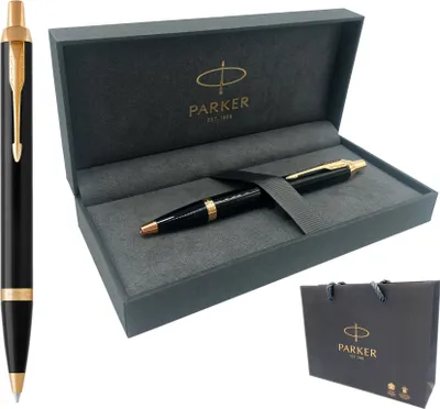 Produktbild von Parker IM Black GT Kugelschreiber + Geschenkbox