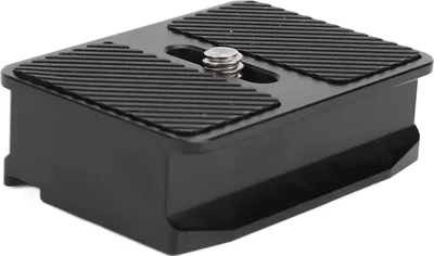 Produktbild von Schnellwechselplatte mit 1/4-Zoll-Schraube, Aluminiumlegierung, schwarze Metall-Stativhalterung für RS4 RS4Pro