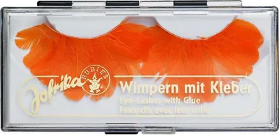 Produktbild von Künstliche Feder-Wimpern (Orange)