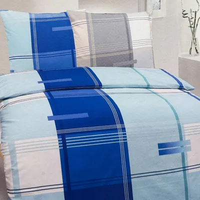Produktbild von 4-tlg Mikrofaser Bettwäsche Reißverschluss 135x200cm