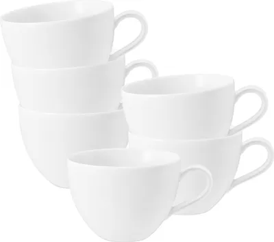 Produktbild von Seltmann Weiden Beat weiß Milchkaffeeobertasse 6er Set