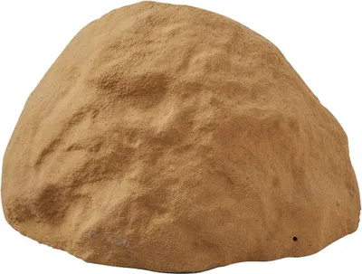 Obrázek produktu pro Umělý kamenný kryt, venkovní kryt studny z umělého kamene, realistická přírodní textura, lehký a odolný proti povětrnostním vlivům umělý balvan pro zahradní architekturu, pískově hnědý, střední velikost
