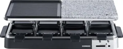 Produktbild von Melissa 16300027 - 8-Personen Raclette-Grill - Steinplatte - Schwarz