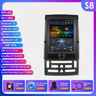 Produktbild von Multimediasystem – Autoradio – Navigationssystem – Touchscreen-Display – Multimedia-Player – 9,7-Zoll-Bildschirm