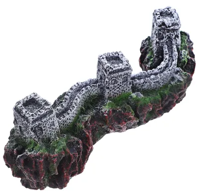 Productafbeelding van Elzusha - Miniatuur Chinese Muur Hars Standbeeld voor Decoratie