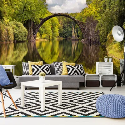 Produktbild von Basera Selbstklebende Fototapete Waldmotiv c-B-0238-a-a, mit UV-Schutz, 294x210 cm