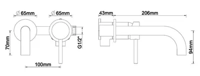 Image de Robinet mitige Caral de Wiesbaden, disponible en 5 couleurs, couleur : cuivre
