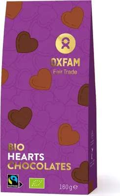 CZEKOLADKI WALENTYNKOWE SERCA FAIR TRADE BIO 160 g - OXFAM