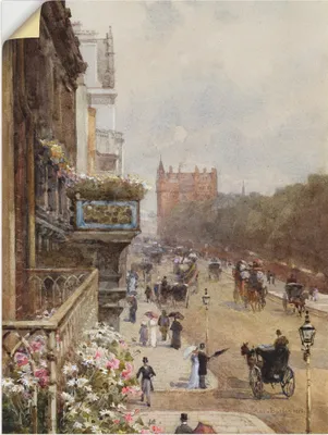 Produktbild von ARTland Wandbild, selbstklebend Piccadilly, London. 1894 Größe: 45x60 cm