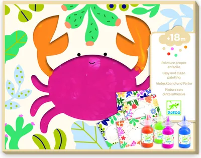 Produktbild von Djeco-Bastelpackung 18+: Fingerfarben