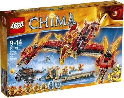 Produktbild von LEGO Legends of Chima Phoenix fliegender Tempel 70146