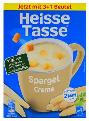 Produktbild von Heisse Tasse Spargel Creme, 9er Pack (9 x 60g)
