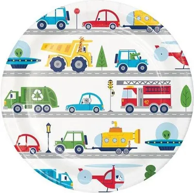 Produktbild von Teller Transportation time, Ø23, 8Stk.