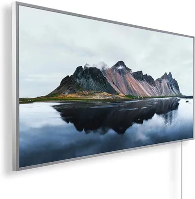 Produktbild von Könighaus Bild-Infrarotheizung Panorama „Berg und See“ 1000 W mit Thermostat