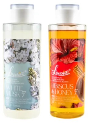 Immagine prodotto di Set promozionale L’ousia Winter Cozy 2x200 g – Ibisco e miele, Muschio bianco, profumo concentrato per il bucato, a lunga durata, fino a 160 lavaggi
