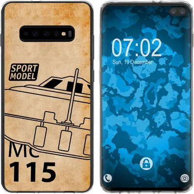 Produktbild von PhoneNatic Case kompatibel mit Samsung Galaxy S10 Plus Silikon-Hülle Space U.F.O. M1