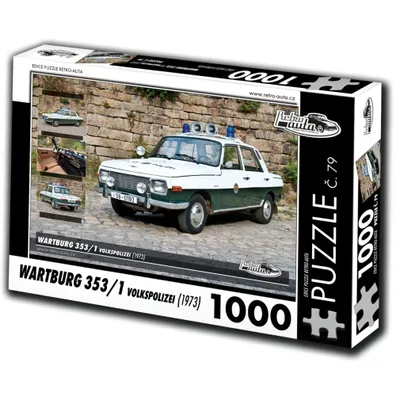 Produktbild von RETRO-AUTA Puzzle Nr. 79 Wartburg 353,1 Volkspolizei (1973) 1000 Teile