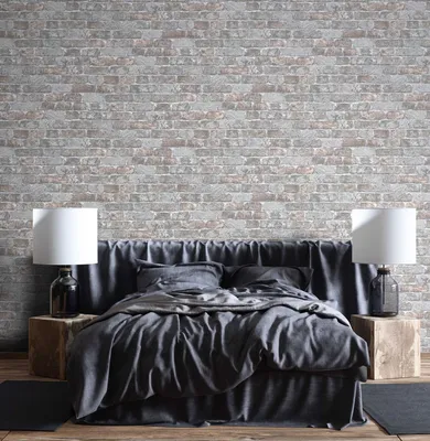 Produktbild von NEWROOM Tapete Grau Vliestapete Mauer - Ziegelstein Modern Modern Stein Backstein Loft Mauerwerk