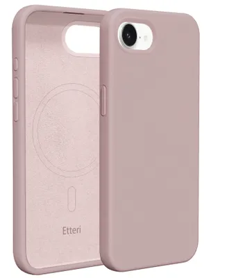 Immagine prodotto di Etteri custodia in silicone mag per iPhone 16e custodia per cellulare rosa chiaro