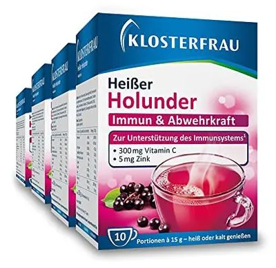 Produktbild von Klosterfrau Heißer Holunder 4 x 10 Portionen á 15 g