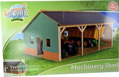 Produktbild von Van Manen Bauernhof-Schuppen 55x77,5x38 cm im Maßstab 1:16