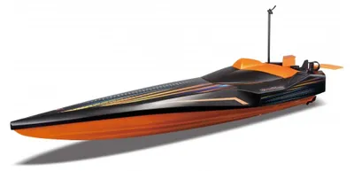 Produktbild von Maisto Tech - Ferngesteuertes Speedboat - Hydro Blaster (schwarz/orange)
