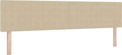 Produktbild von vidaXL Kopfteil Hellgrün-Grau 200 cm Cordstoff