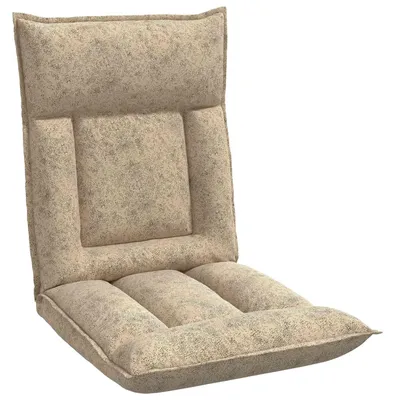 Produktbild von vidaXL Bodenstuhl Hellgrau 55 x 61 x 70 cm Stoff