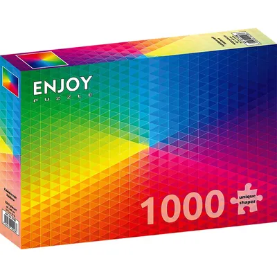 Produktbild von Puzzle, 1000 Teile – Enjoy – Kaleidoskopischer Regenbogen