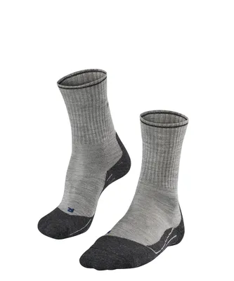 Image de FALKE TK2 Laine soie chaussettes de trekking femmes gris clair 37-38