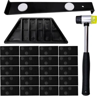 Produktbild von 33-teilig Laminat Verlegeset Laminat Werkzeug Parkett Verlegeset Holzfu?boden All-in-One