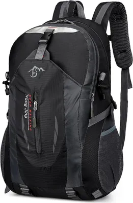 Produktbild von 40L Wanderrucksack Wasserabweisender leicht Outdoor Reiserucksack Trekkingrucksack für Reisen Klettern Outdoor Sport schwarz