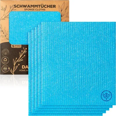 Immagine prodotto di DANIHOME panni spugna Sky Blue set da 5