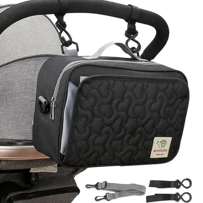 Imagen del producto de Bolsa multifuncional para cochecito, de 27x17x10 cm, organizador para artículos de bebé