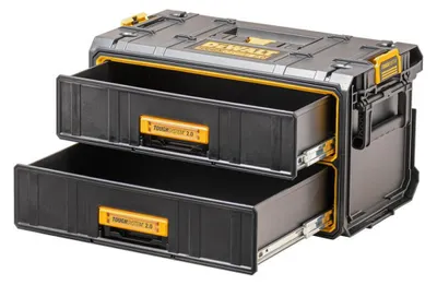 DEWALT Werkzeugkasten ToughSystem 2.0 mit 2 Schubladen DWST83529-1