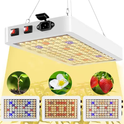 Obrázok produktu pre LED lampa na rastliny s plným spektrom slnečného svetla, 50W Led Grow Lamp 3 režimy, lampa na pestovanie kvetov pre vnútorné rastliny v skleníku, biela