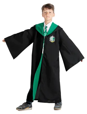 Productafbeelding van Slytherin kostuum, verkleedpak, voor meisjes, officiële Harry Potter-licentie, maat 9-11 jaar