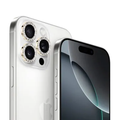 Obrázok produktu pre Ochrana fotoaparátu Objektívy Armour fólia Krúžky na objektívy zlaté pre Apple iPhone 16 Pro
