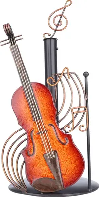 Produktbild von Tooarts Violin-Rollenpapierhalter Eisen-Papierhalter Toilettenpapierhalter Toilettenpapierhalter für Hotels oder Küchen Papierhalter Wohnaccessoire